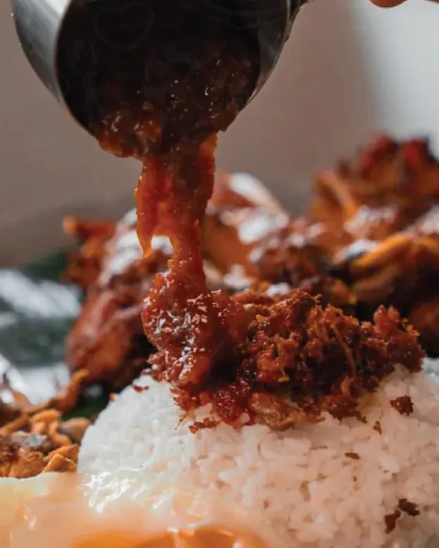 Nasi Lemak Ayam Berempah