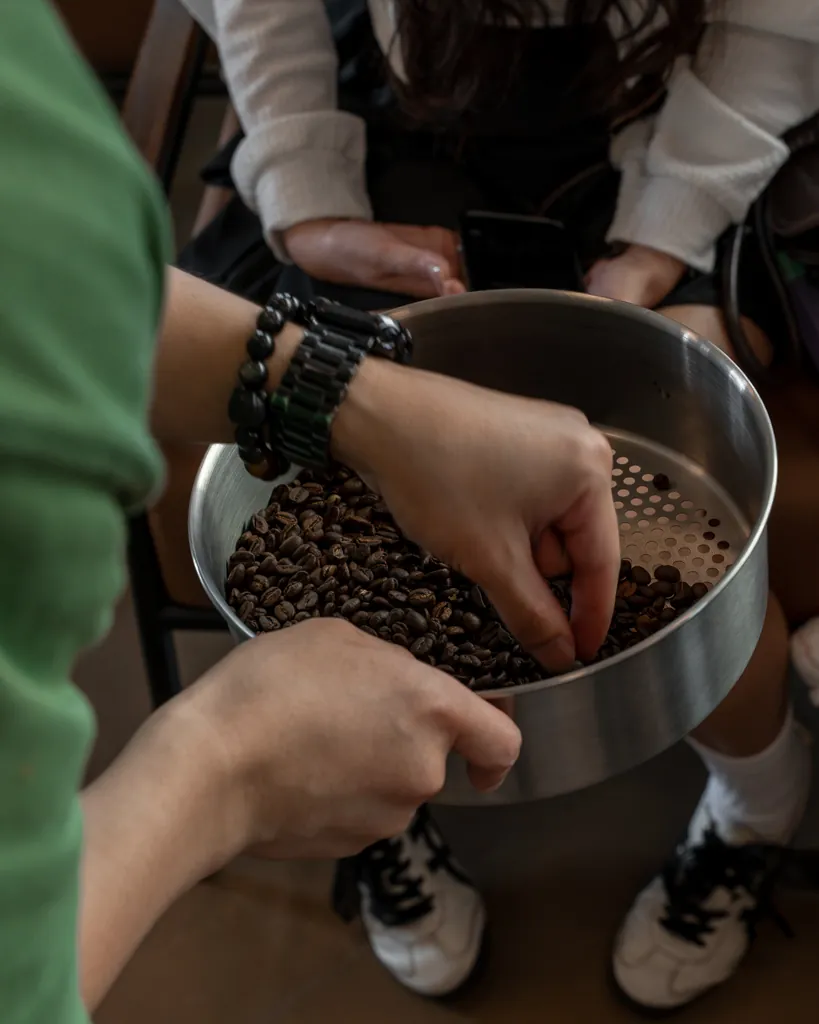Fresh roasted beans