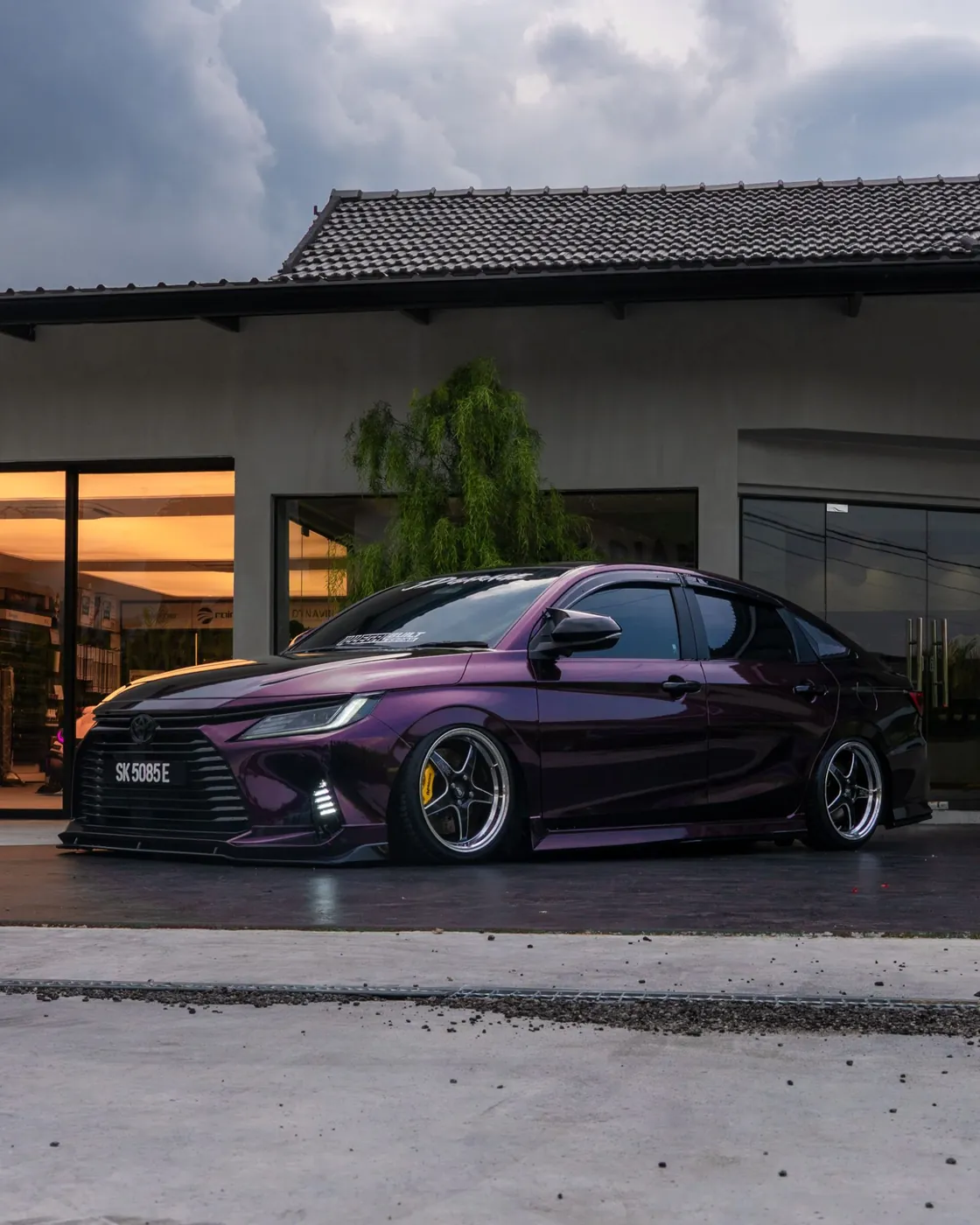 Chameleon purple wrap build