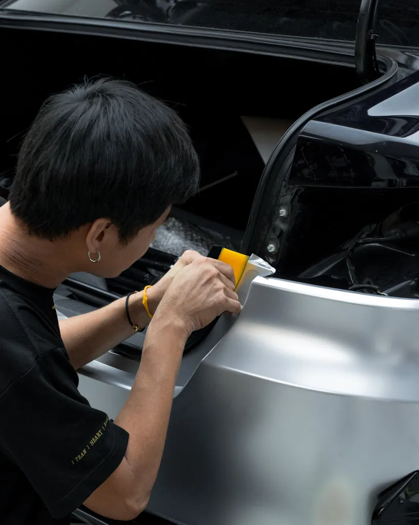 Wheel-arch detail work
